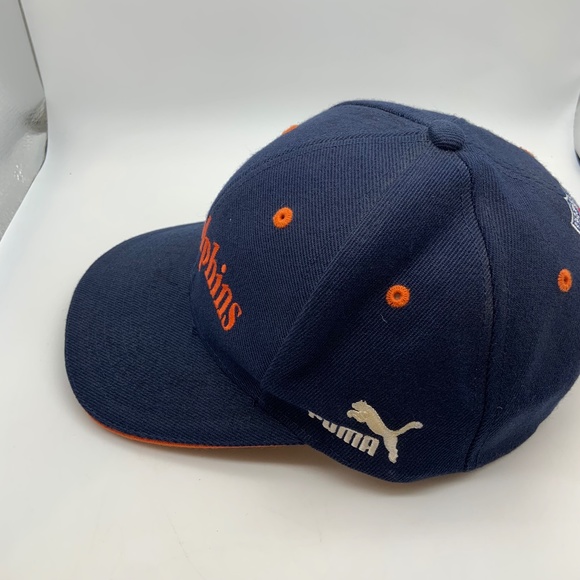 Vintage 90s Miami Dolphins Puma Retro Logo NFL Pro Line Acrylic/Wool Hat - Picture 9 of 16